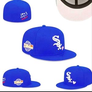 2023 New Sox Fitted Hats Baseball Caps Fashion Hip Hop Size Bone For Men Women L